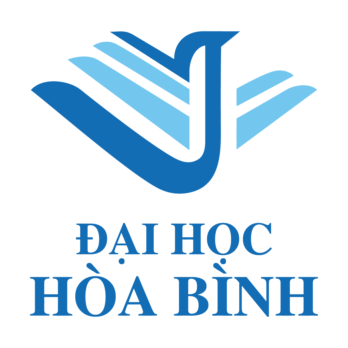 logo đại học h&ograve;a b&igrave;nh